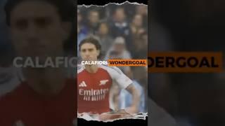 Riccardo calafiori's wonder goal against manchester city #shorts #arsenal #gooners #coyg