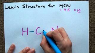 Lewis Structure of HCN