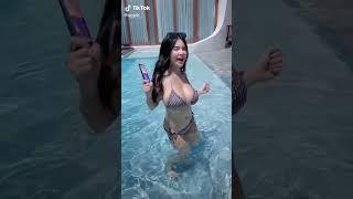 Wanvisa  Yodprasart Hot and Sexy Tiktok Swimsuit #swimsuit #bikini