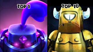 TOP 10 CLASH ROYALE ANIMATIONS!