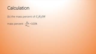 Calculating Mole Fraction, Mass Percent and Molality of a solution (13.41)