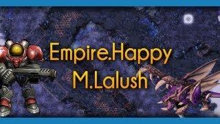 Starcraft II, SC2 - Marines and Zerglings  Empire.Happy vs M.Lalush