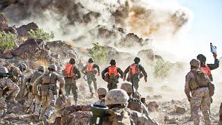 US Marines Intense War Drills . Heavy Firing