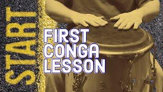 Conga Lesson 1 - Basic Sounds and Patterns