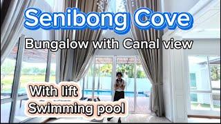 Senibong Cove Bungalow with lift Canal View  & Attractive Package  by Suenn Low House Tour 050