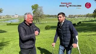 Clément Lefèbvre livre en béquille les secrets du parcours du France Sire Anjou Loire Challenge 2023