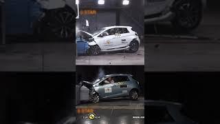 Renault Zoe 0 Star vs. 5 Star Crash Test Comparison