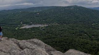 Hiked Craggy Pinnacle and walked across the mile high bridge