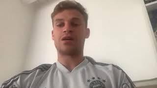 Bayern Munich's Joshua Kimmich on "Justice for George Floyd" protests