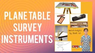 plane table survey instruments in civil technology