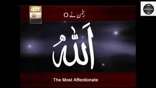 surah rehman by ary qtv