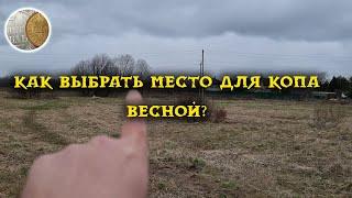 Как искать места для копа весной? Инструкция к поиску монет и кладов с металлоискателем