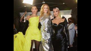 Dua Lipa, Nicole Kidman y Kim Kardashian se destacaron en un desfile de Balenciaga en París