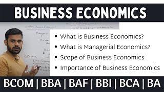 business economics | scope of business economics