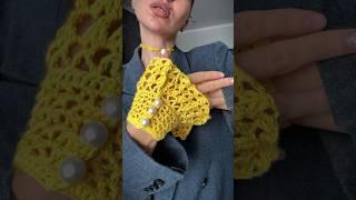 АЖУРНЫЕ МАНЖЕТЫ КРЮЧКОМ - подробный мк на моем канале. Подписывайся!  #ажурныеманжеты