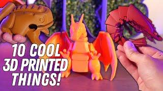 10 Cool 3D Prints - Time-Lapse compilation - Printed on the ELEGOO Neptune 4 PRO 3D Printer