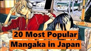 20 Most Popular Mangaka in Japan