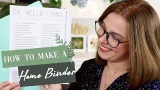 How to Make a Home Binder + Downloadable Checklist