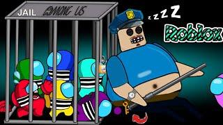 Among Us escapes from Barry Prison's prison | AMONG US ANIMATION ZOMBIE