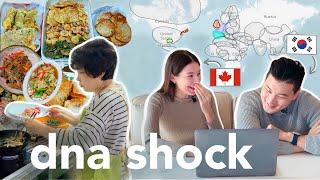 We’re WHAT?!  DNA Test Results of Korean Canadian Couple  MIL Cooking Holiday Food