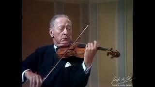 Jascha Heifetz - The Girl with the Flaxen Hair (Debussy)