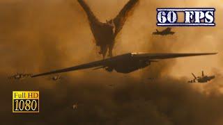 Rodan vs Jets (Full HD 60fps Latino) - Godzilla: King of the Monsters (2019)