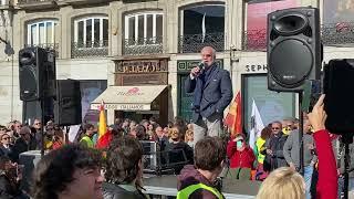 José Javier Esparza | Concentración contra el régimen del 78 | Puerta del Sol, Madrid 6D