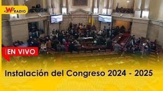 EN VIVO | Instalación del Congreso 2024 - 2025: discurso de Petro, de la oposición y más | La W