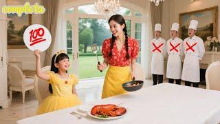 Hija exigente de CEO rechaza comida de 20 chefs de élite, ¡pero devora langosta de la chica pobre!