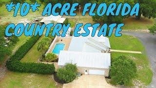 10 Acre Private Country Estate For Sale In West Volusia County - Breathtaking Rare Find