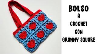 Bolso Cartera (PARA EL DIARIO) Tejido a Crochet