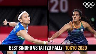  Thrilling rally between PV Sindhu and Tai Tzu-Ying | #Tokyo2020 Highlights