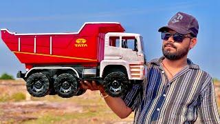 Tata Big Dump Truck 3530.TK Unboxing | 10 Tyre  Die Cast Model | Real Construction  Vehicle |