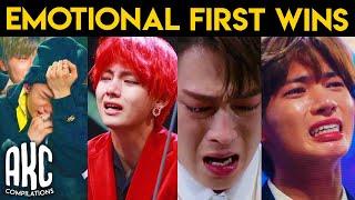 EMOTIONAL KPOP BOY GROUPS FIRST WINS (BTS, WANNA ONE, STRAY KIDS, etc.) | TRY NOT TO CRY #1 | AKC TV
