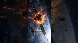 Satellite ️ EXPLODES in Space! Debris Everywhere!
