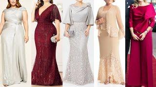 Latest Top Class Plus Size Mother Of The Bride Dresses 2021//Mother Of The Groom Dresses Part 2