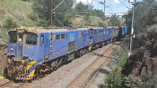 Golden oldies, Holly crossovers on the NATCOR mainline KZN between Johannesburg and Durban