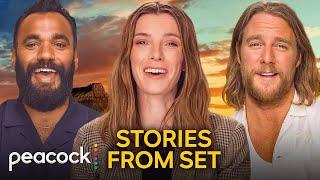 Mrs. Davis | Set Diaries with Betty Gilpin, Jake McDorman, and Andy McQueen