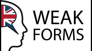 Weak Forms in English