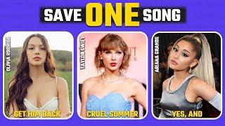 SAVE ONE SONG - Most Popular Songs EVER  | Music Quiz #2