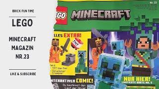 Held + Geladener Creeper !?!?!?! Neue LEGO Minecraft Magazin Nr.23 *Review*