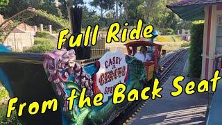 Disneyland's Casey Junior Train: Full ride from the back seat