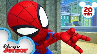 Top 5 Marvel’s Spidey and his Amazing Friends Moments  | Compilation | @disneyjunior