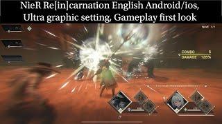 NieR Re[in]carnation English Android/ios, Ultra graphic setting, Gameplay first look