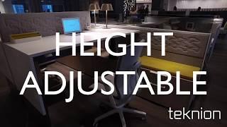 iSpace Environments TEKNION HEIGHT ADJUSTABLE