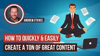 Attorney Marketing Tip: How to Quickly & Easily Create a Ton of GREAT Content