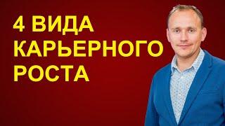 4 вида КАРЬЕРНОГО роста (точнее, их всего два)