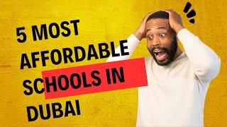 5 Affordable Schools in Dubai | schools | education | cheap schools fee | less fee schools in dubai