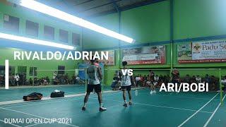RIVALDO/ADRIAN (RIAU) VS ARI/BOBI (SUMUT) | DUMAI BADMINTON OPEN TOURNAMENT 2021