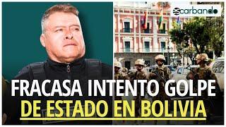 Fracasa intento de golpe de Estado en Bolivia